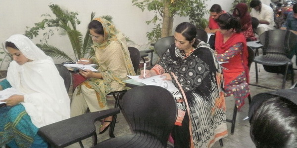 GAT class taking evaluation test